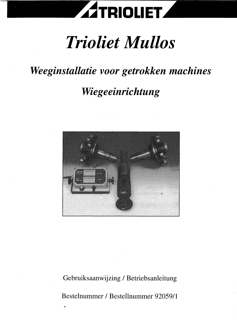 Weeginstallatie