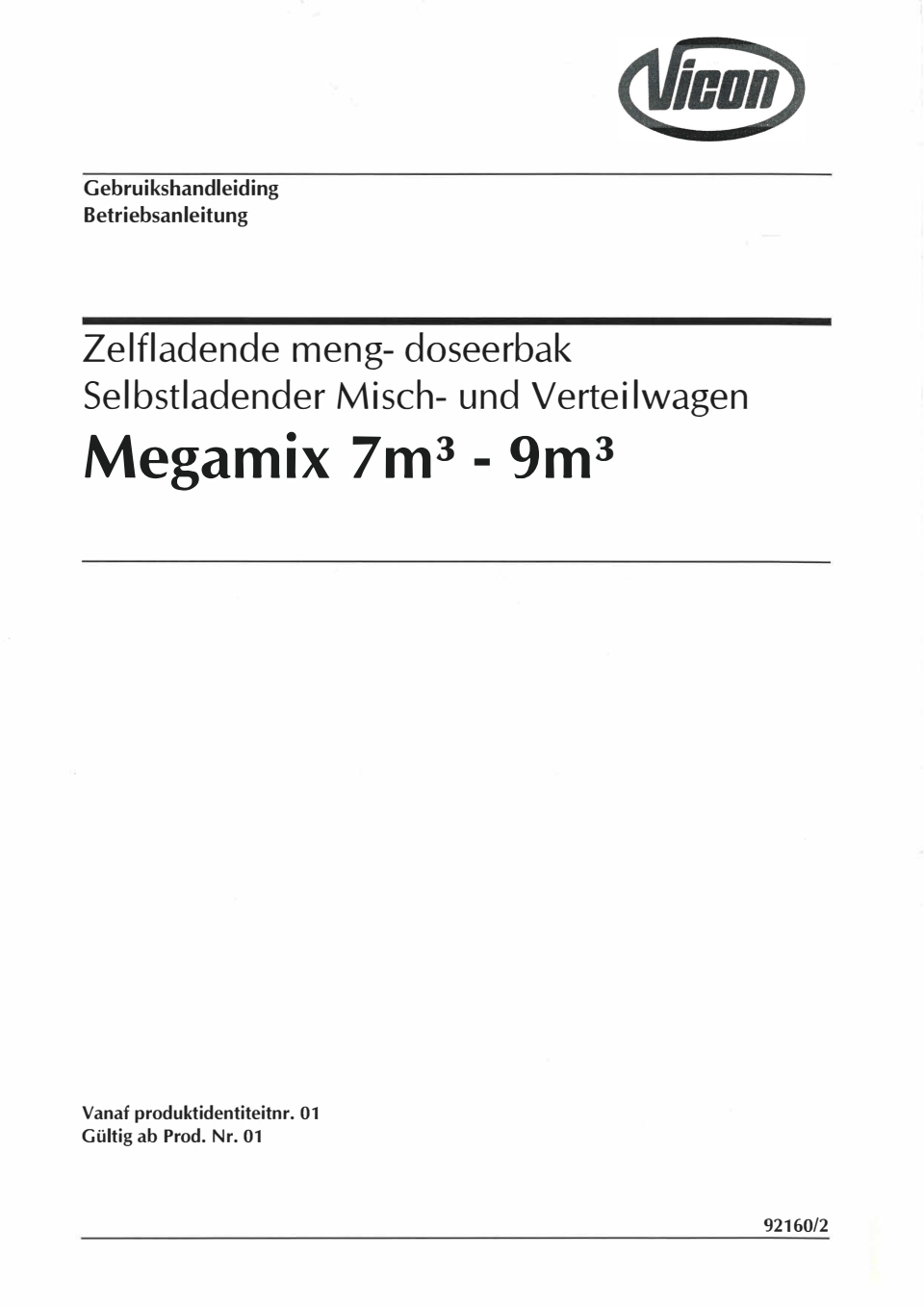 Vicon Megamix 7-9